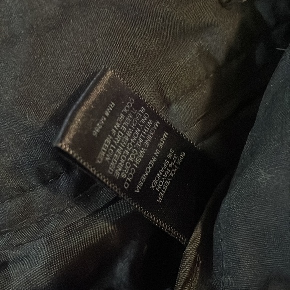 Express Columnist Grey Houndstooth Plaid Dress Pant Trousers 6 Short - Picture 5 of 6